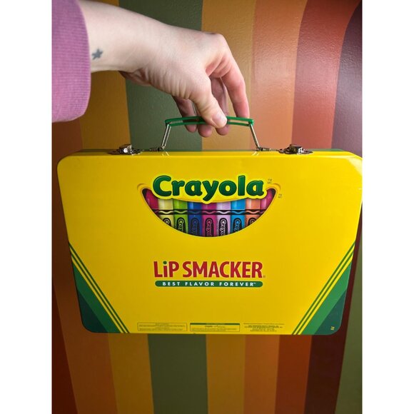 Vintage Y2K style lip smackers collectable crayola crayons tin best flavour - Picture 2 of 5